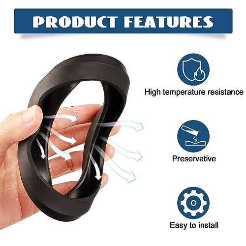 Image of 34120 Waste Ball Seal Compatible with Thetford Style II & Style Plus Toilets, Replacement RV Toilet Seal Kit for Thetford Aqua Magic Style Plus,Style Lite, Style II, Residence