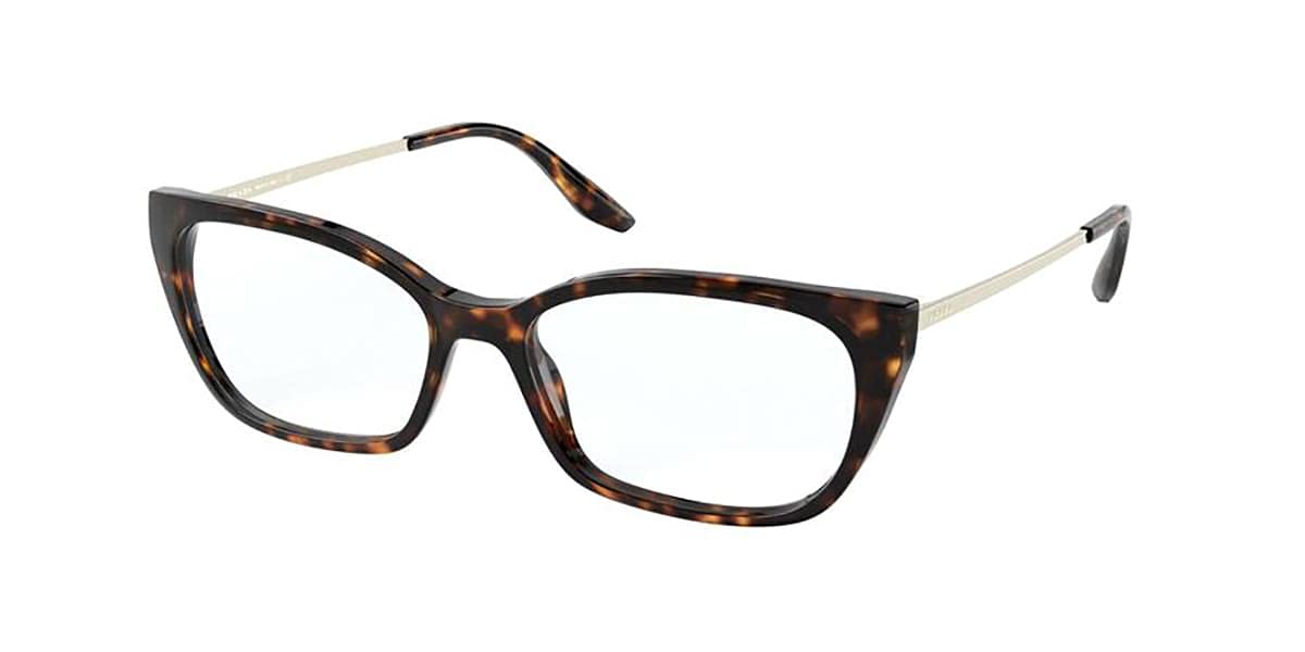 PradaSunglasses Tortoise Frame, Transparent Lenses, 54MM