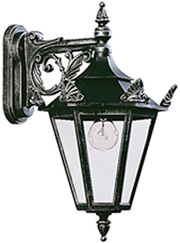 Preisvergleich Produktbild Albert Leuchten 1807 Wandleuchte, schwarz / silber - 601807