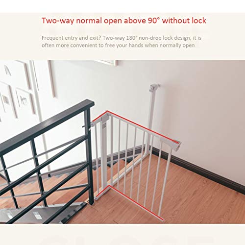 Barrière d'escalier en métal robuste avec balustres de protection - 4