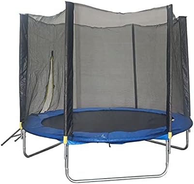 Fit4home Outdoor Garden Trampoline, Safety Net Enclosure And Ladder, Adult And Children Sports