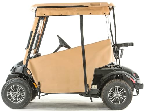 Pro-Touring Golf Cart Enclosure for EZGO TXT48 Golf Carts - Linen - Thumbnail 2