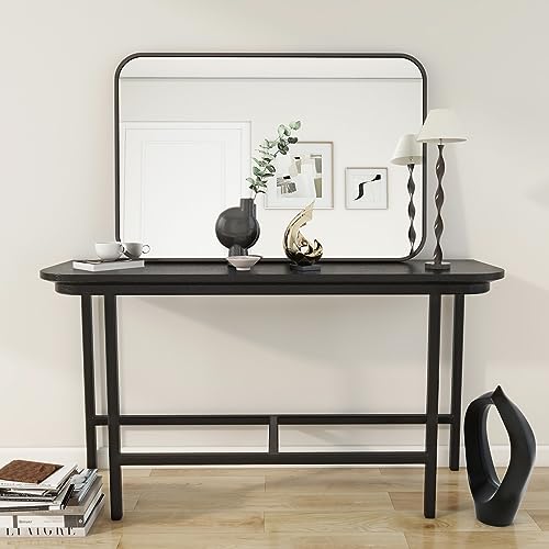 Beautypeak FJ-RE 24 Inch X 36 Inch Rectangular Aluminum Alloy Frame Wall Mounted Bathroom Mirror thumb #5
