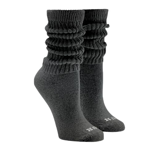 Black Women's Slouch Socks, 4 Pack (HUE)
| Women's Slouch Socks (Charcoal Heather, Oatmeal Heather, Black, White) - 4 P 