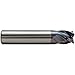 10mm Dia. - 22mm LOC - 72mm OAL - 4 FL Carbide End Mill with 2mm Radius-ALtima