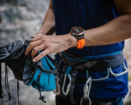 Correa de Paracord para Reloj Garmin Series Fēnix y Forerunner miniatura 4