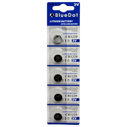 Pilas de botón CR1220 Lithium 10 unidades miniatura 2