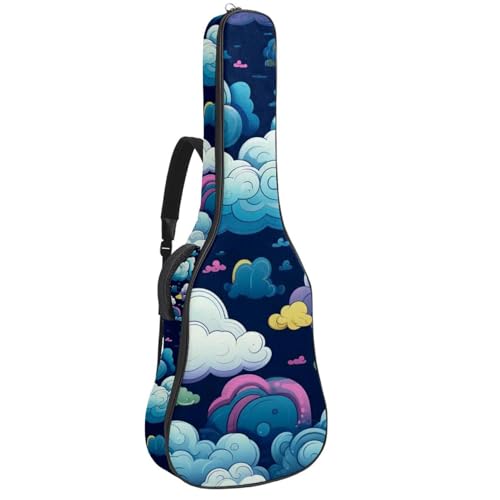 Sac pour guitare étanche à grand compartiment accessoires pour format 42 pouces