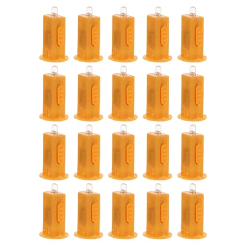 HOUDERCO 20 Piezas LED Faroles de Papel con Luces LED de Colores para Decoración de Fiestas Mini Bombillas para Linternas Accesorios para Navidad y Celebraciones