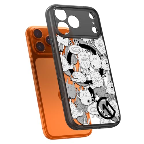 Image of Spigen Ultra Hybrid MagFit Back Cover Case for iPhone 17 Pro Max, c11 Collection, MagSafe Compatible, Camera Control Covered, 3D Effect with Hexa-Layer Print - PC+TPU | Inkverse