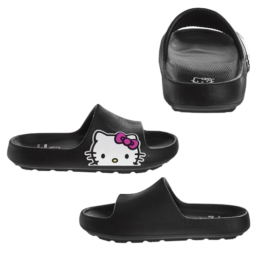 Josmo Sanrio Hello Kitty Slides Open Toe Sandals - Summer Beach Water Pool Shoes (sizes: Little Kid/Big Kid - Adults)2