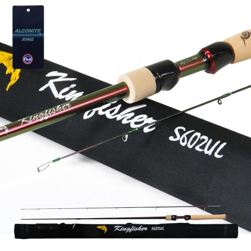おり釣具 ハードロッドケース付 ルアースタイル キングフィッシャー トラウト S602UL (ori-784023)