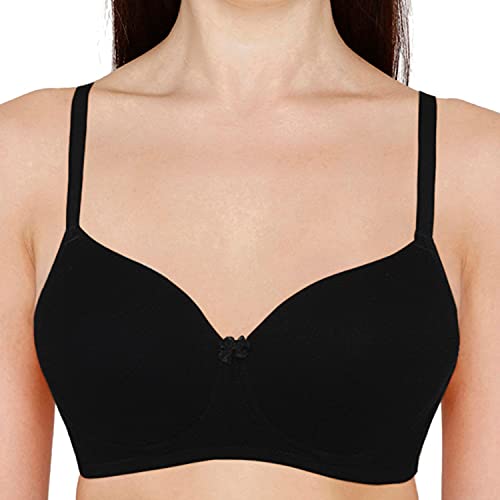 Image of Zivame Women's Cotton Wire Free Casual Padded Post Surgical /Mastectomy Bra
