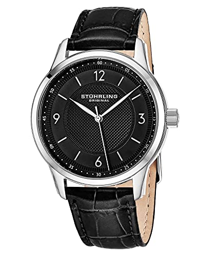 Stuhrling Original Men's 572.02 Classique Analog Display Quartz Black Watch