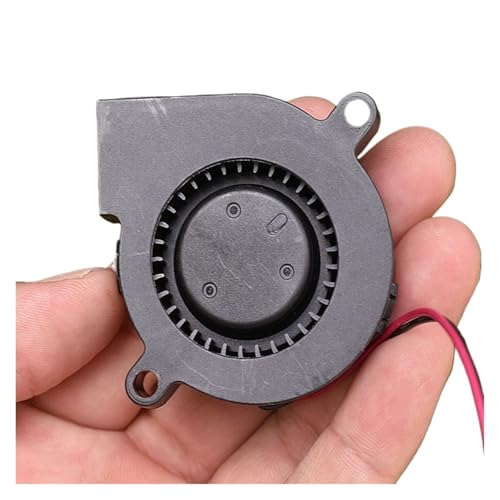 YINZHD Radiador sin escobillas de CC, 12 V-24 V, con engranaje helicoidal centrífugo, humidificador 5012, microsoplador de 12 V y 2760 RPM.