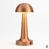Electrical Products Rechargeable Touch Desk Lamp Lotus Rose | 3 Color Modes | Portable Rechargeable Lamp with Dimmer | USB Rechargeable Cafe Restaurant Desk Lamp | Stylish and Compact Design [Energy Class F]