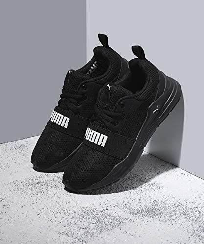 Miniatura 2 de Puma Wired Run Ps, Zapatillas Unisex Niños, Negro Blanco, 30 Eu