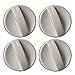 Xinlie Poêle Adaptateurs de Boutons Bouton Plaque de Cuisson Interrupteur de Commande Cuisson Réchaud à Poignée Bouton de Cuisinière pour Cuisinière à Gaz, four ou Plaques de Cuisson (4 Pièces)