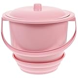 Zerodeko Thickened Urine Bucket with Lid and Handle Portable Pee Bucket for Adults Chamber Pot for Women and Men Bedside Toilet Aid