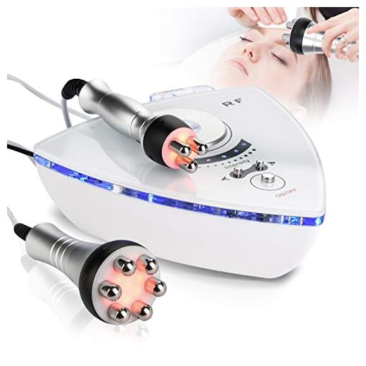 Radiofrecuencia Facial Rejuvenecimiento RF Cara Dispositivo,Reafirmante Piel Eliminar Arrugas acné Masaje Retiro de Celulitis Masajeador de Cara Ojo Cuidado de Piel Maquina Belleza