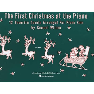 1st Christmas at the Piano: 12 Favorite Christmas Carols Arranged for Big-Note Piano