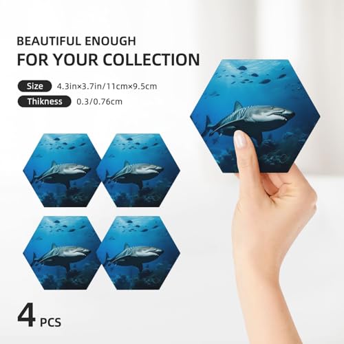 Dessous de verre en céramique absorbant de protection de table