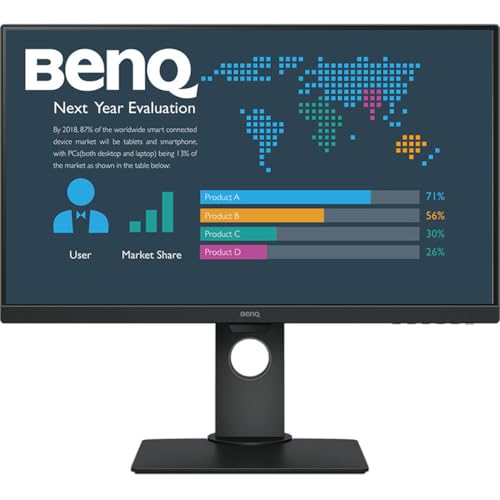 Image of BenQ BL2780T 27 inch Full HD 16:9 IPS Business Monitor with Eye-Care Technology, Built-In Speakers, Ergonomic Design, Black