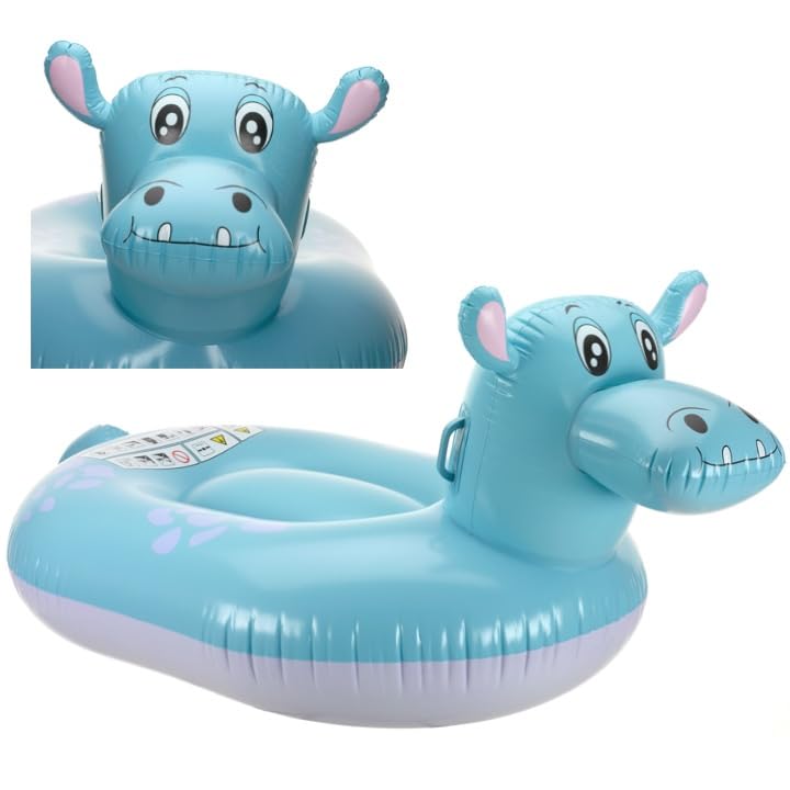 XXL Nilpferd-Luftmatratze – Lustiges Spielzeug für Pool und Strand –...