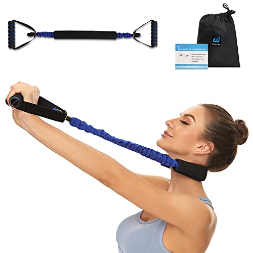 Image of Neck Stretcher Exerciser, Cervical Traction Device for Neck Pain Relief and Cervical Spine Alignment. Portable Neck Traction Exerciser for Home /Office, Neck and Shoulder Relaxer. (20-25 Pounds)