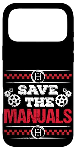 Save The Manual Car �N���V�b�N�g���[�j���O�}�j���A���g�����X�~�b�V���� �X�}�z�P�[�X iPhone 17 Pro Max �p