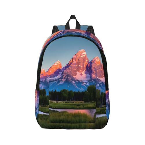 Sac à dos Grand Teton imprimé parc national pour voyage et randonnée décontractée