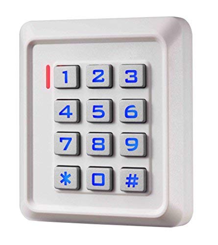 Digicode, teclado con códigos y etiquetas RFID de puerta