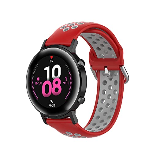 Correa de silicona de 22mm para Garmin Forerunner 245 645 Vivoactive 3 Music Venu ágata 3