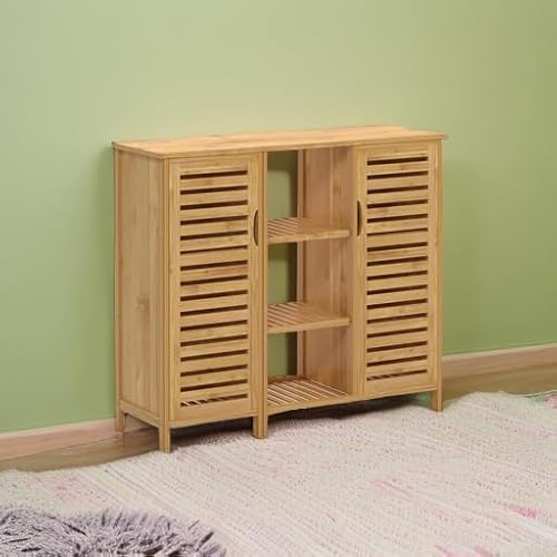 Sogeshome KS-CWG-SM Bamboo Bathroom Storage Cabinet thumb #4