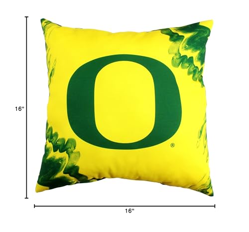 Image of College Covers Oregon Ducks 2 Sided Color Swept Decorative Pillow, 16 inch, Made in The USA