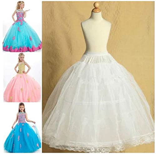 Anágua para Vestido Infantil Dama De Honra Saia Para Festas Armação de Vestido Casamento (7 a 14 ANO