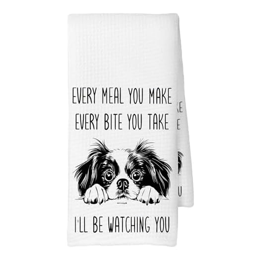 CUANFDDSF Tibetan Spaniel Kitchen Towels, Dog Gifts for Women, Tibetan Spaniel Gifts, Dog Grandma Gift Tea Towels Kitchen Hand Towels 16x24 Inch for Bathroom Decor