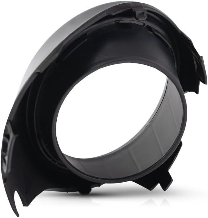 For Honda Civic Fog Light Cover 2013 2014 2015 Driver Side | Si Model | Sedan | Ring Bezel | Primed | 2.4L Engine | DOT/SAE Compliance | HO1038117 | 71117TR7A51