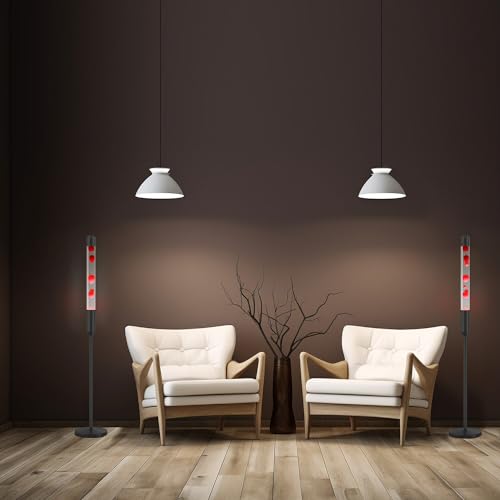 Image of Kyzfy 59-Inch Liquid Motion Lamp, Magma Lamp, Mood Relaxation Light, Suitable for Home Decoration, Living Room, Office, Bedroom, Cafe, Red Wax