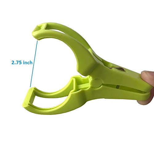 Ielek Beach Towel Clips Cruise Chair Holder Double Thickness Fashion Colors Plastic Quilt Hanging Clamps Jumbo Size 12 Pack For Pool Loungers Clothes Blanket Swimsuits,Curtains #TOP4