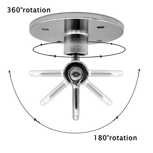 image for Feeziloe Multi-Direction Speedbag Swivel,Pro Swivel Ceiling Hook Hange