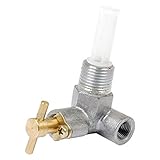 Fuel Tank Supply Tap Shut-Off Valve Drain Cock w/Solid Brass Stem - fits Most Ford Tractors 65-up...
