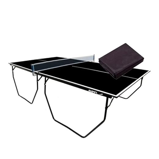 MESA PING PONG MDP 15mm COR PRETA KLOPF 1087 + Capa Impermeável
