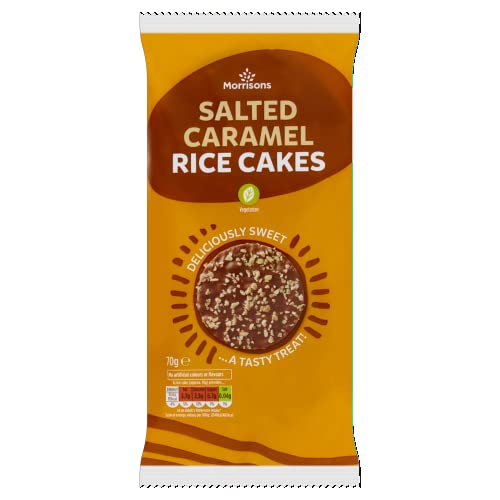 Morrisons Tortas de arroz con caramelo salado de chocolate 70g