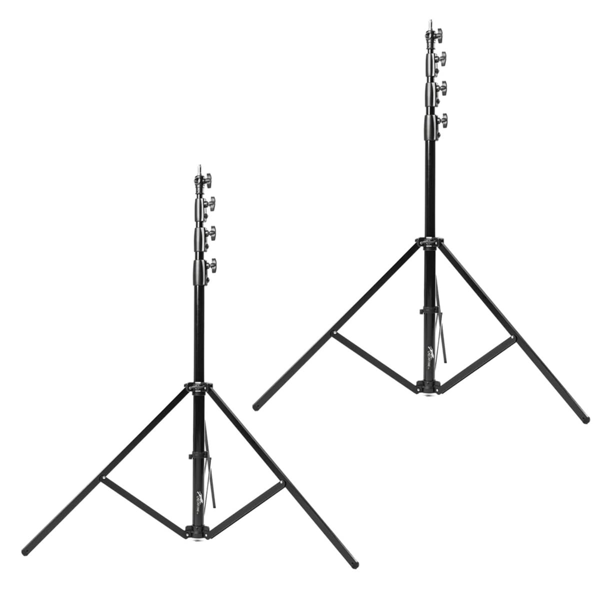 2 Pack - Cheetah Stand C12 Auto Light Stand - 12 Ft Max Height Heavy Duty with 21lbs Max Weight