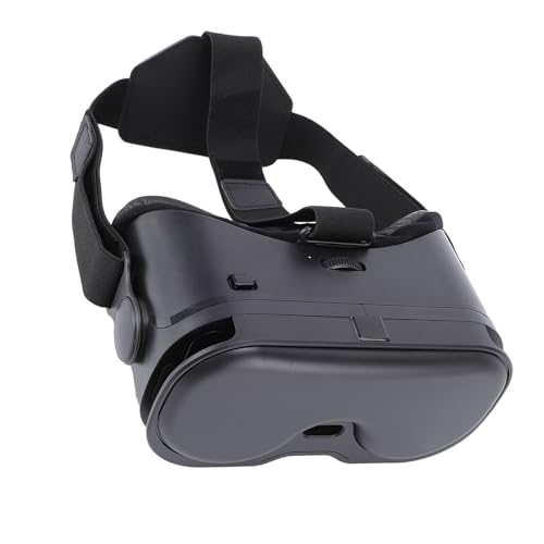 Annadue Auriculares VR, Gafas de Realidad Virtual 3D con Controlador para IOS de 5 a 7 Pulgadas, Distancia de Pupila Ajustable con Luz Azul Anti-FOV de 120 °