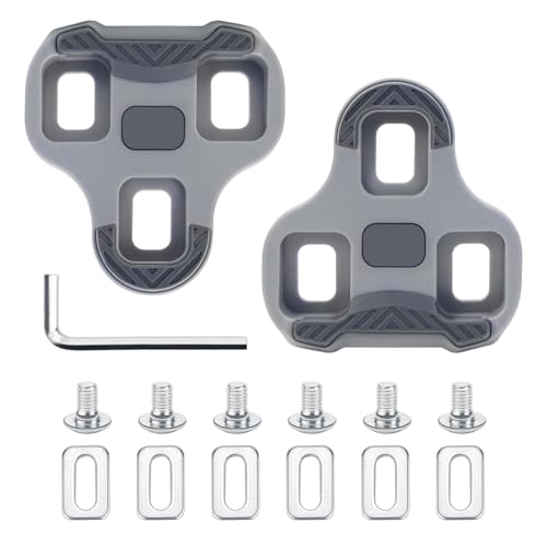 1 juego Premium SPD Cleats para zapatos de bicicleta, SPD Cleats, SPD SL placa de zapato, Shimano SPD, pedales Shimano SPD, Look Keo Cleats, para MTB, Road