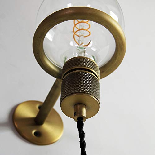 Luces de Cuerdas Vintage Oro WQHPLMD con Soporte de Pared para Decoración 3