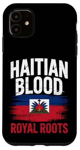 Haitian Roots Día de la Bandera de Haití Carcasa para iPhone 11