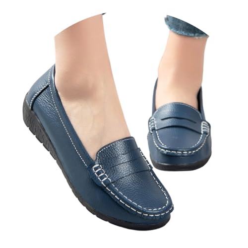Mocassins décontractés pour femme plats et faciles à enfiler au quotidien
